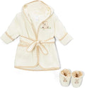 Spasilk 100% Cotton Hooded Terry Bathrobe by Spasilk