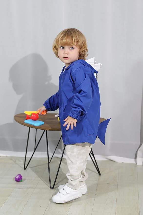 YOUNGER TREE Toddler Baby Boy Girl Duck Raincoat Cute Cartoon Hoodie Zipper - Image 3