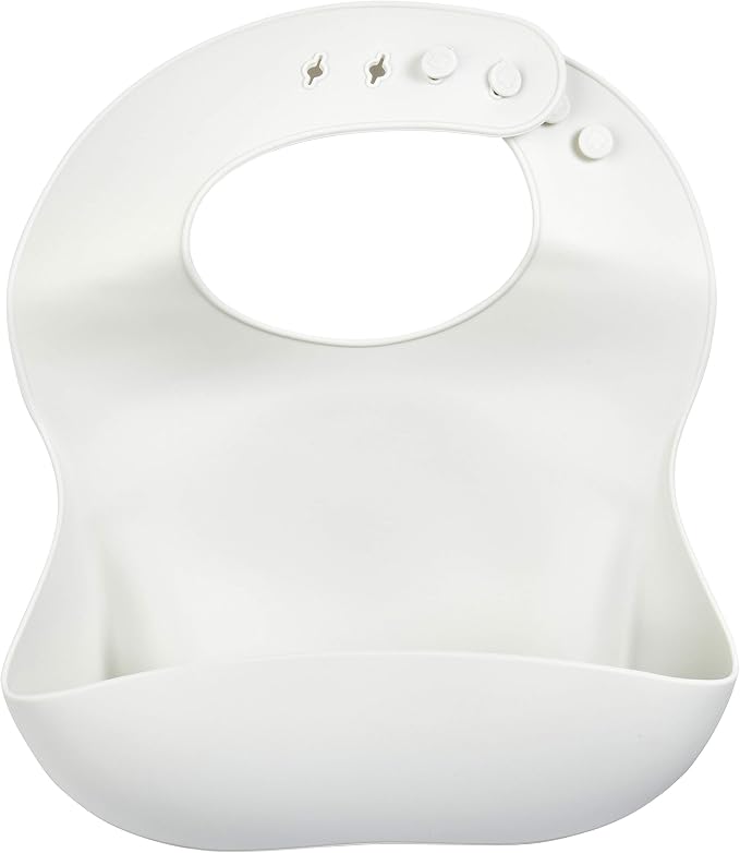 Three Little Tots Modern Silicone Baby Bib – Adjustable Fit Waterproof Catch by ThreeLittleTots