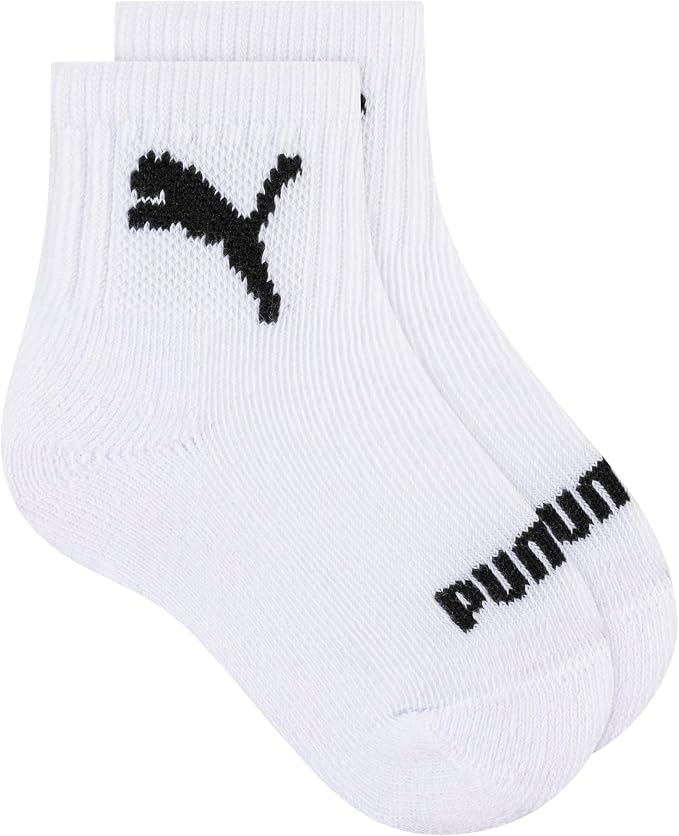 PUMA Unisex Baby 6-pack Infant Anklet Socks, Extra Cushion & Comfort-toe - Image 2