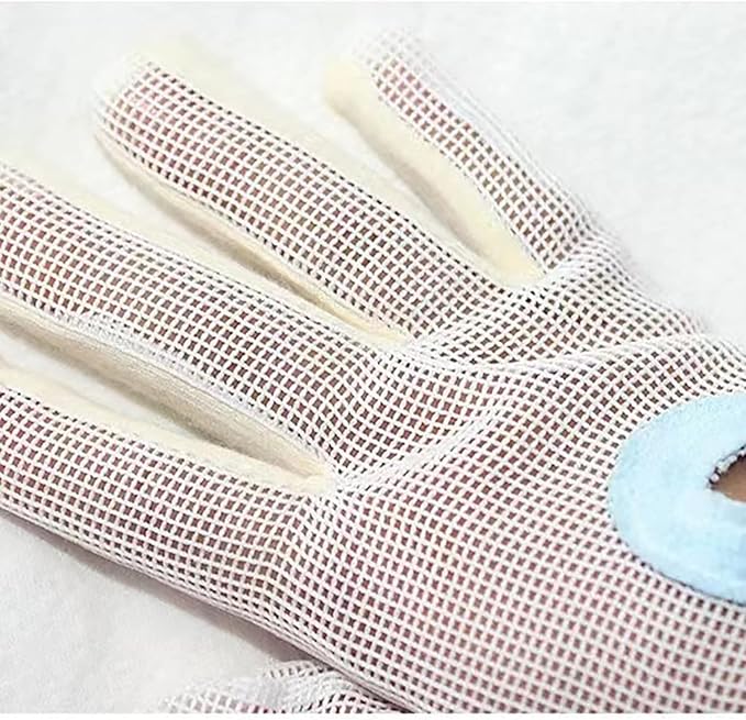 Thumb Sucking Guard Gloves Thumb Guard to Thumb Sucking Stop for Kids Nail Biting Stop and Five Fingers Sucking Stop for Baby (L)