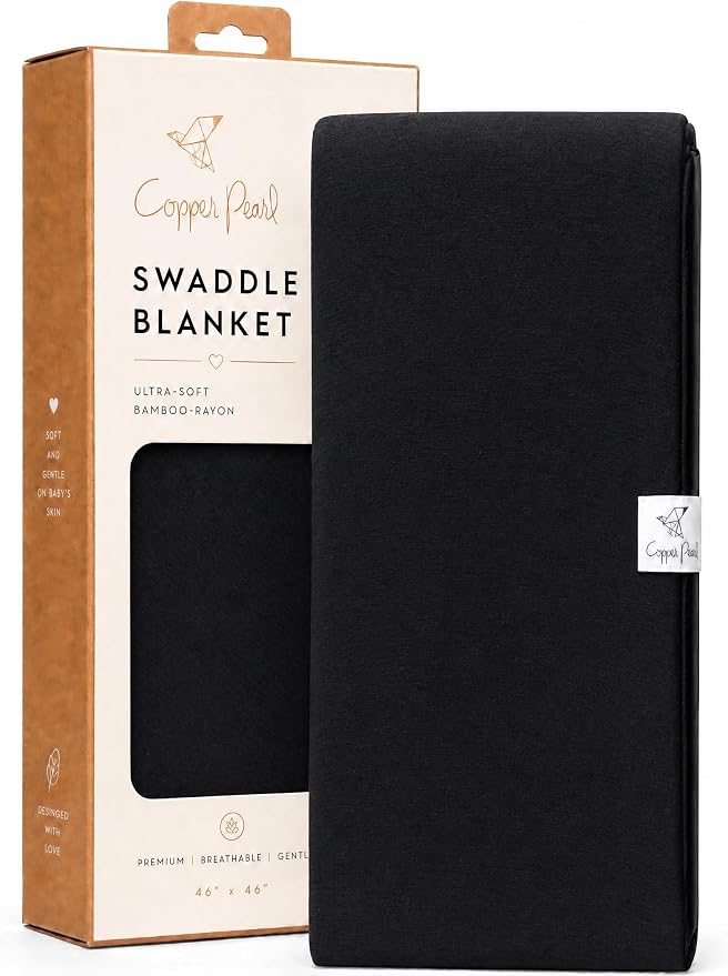 Copper Pearl Swaddle Blankets for Newborns | Soft Stretchy Receiving Blankets by CopperPearl