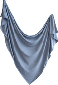 mushie Stretchy Baby Swaddle Blanket | Extra Soft & Snug Fit | 47"x47" by mushie