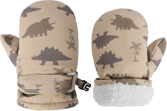 Toddler Mittens Lined Fleece Snow Gloves by Fynnsure
