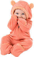 Cuddle Club Fleece Baby Bunting Bodysuit Hoodie, Newborn by CuddleClub