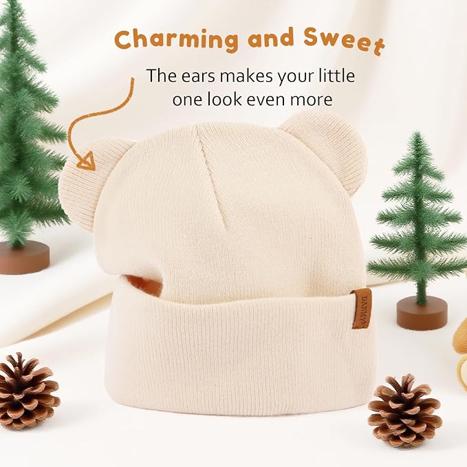DANMY Baby Beanie Warm Winter Hat - Image 3