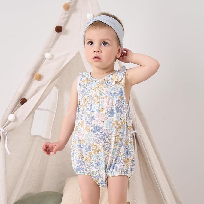 pureborn Baby Girls Boys Bodysuit One-Piece Romper 0-24 Months - Image 3
