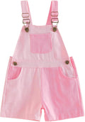 Fernvia Toddler Kids Baby Girl Boy Contrast Color Overalls Shorts Clothes by Fernvia