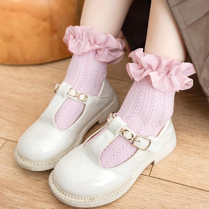 DRESHOW BQUBO Baby Girls Toddler Anti Slip Socks - Image 3