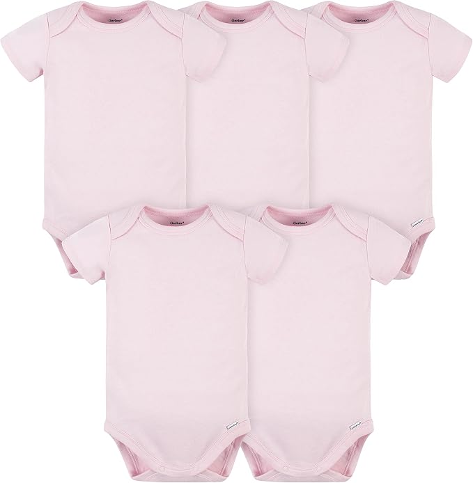 Gerber Baby Boys & Girls 5-Pack Premium Soft Cotton Bodysuits Onesies by Gerber