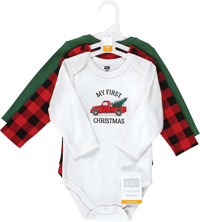 Hudson Baby Unisex Baby Cotton Bodysuits - Image 2
