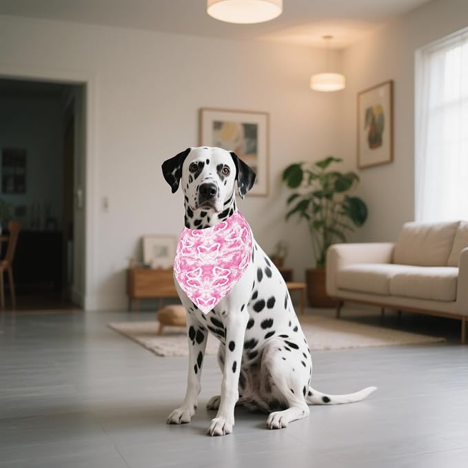7 PCS Tie Dye Dog Bandanas for Large Dogs Breed Sewing Hemming Dog Bandana - Image 6