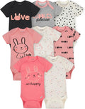 Onesies Brand Baby Girls' 8-pack Short Sleeve Mix & Match Bodysuits by OnesiesBrand