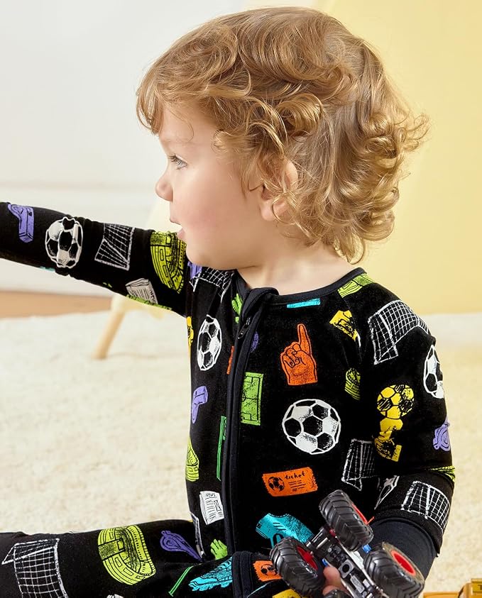 babee Reshinee Bamboo Viscose Baby Footie Pajama, Zipper Sleeper Boys Girls | - Image 6