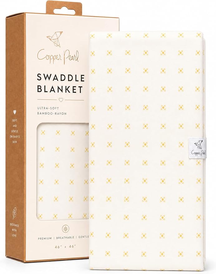 Copper Pearl Swaddle Blankets for Newborns | Soft Stretchy Receiving Blankets by CopperPearl