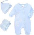 Babymine 100% Cotton 2-Way Zipper Little Brother Newborn Outfit 0-3 Months | by BabymineStartFromTheHeart