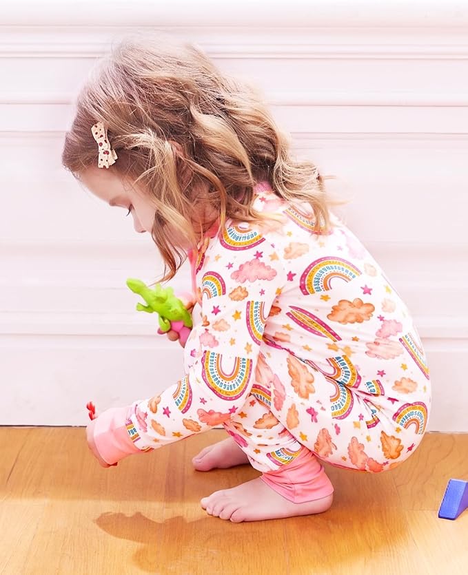 babee Reshinee Viscose Derived from Bamboo Baby Footie Pajamas Convertible - Image 8