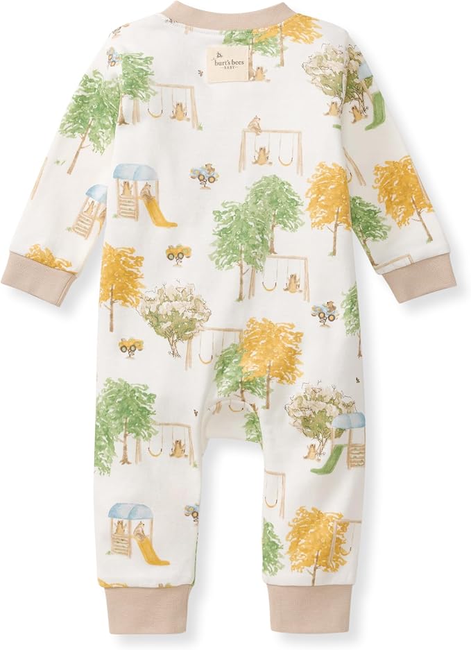 Burt's Bees Baby Unisex Sleep and Play Pajama, Footless One-Piece Zipper PJ | - Image 2