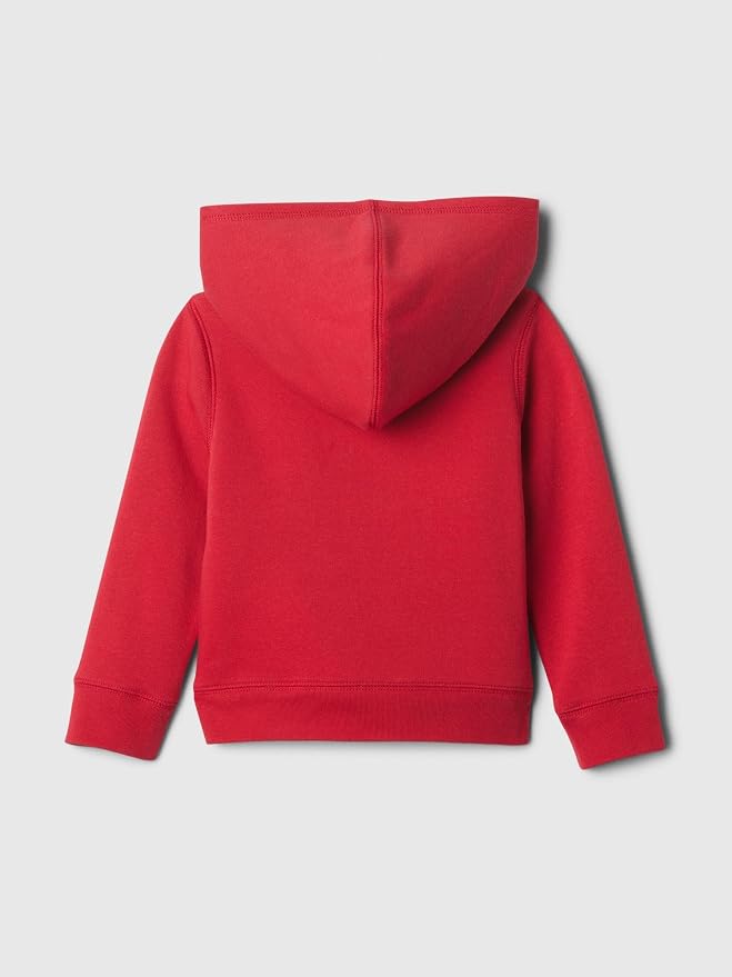 GAP Baby Girls' Playtime Favorite Logo Full Zip Hoodie Hooded Sweatshirt - Image 2