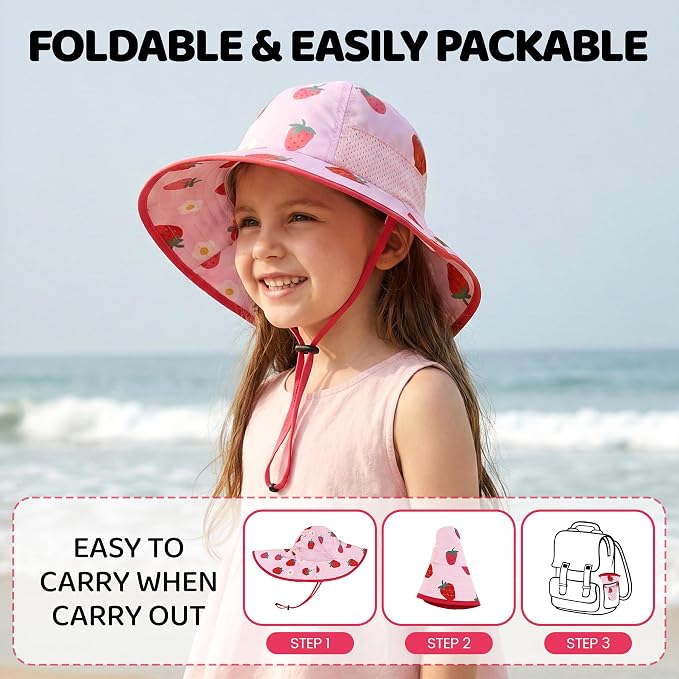 Baby Sun Hat with Neck Flap UPF 50+ - Image 5