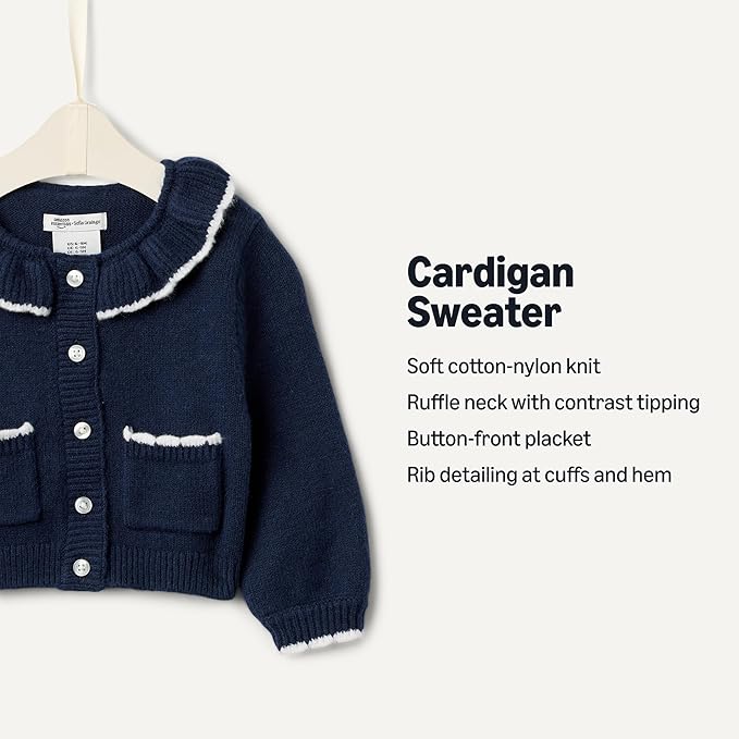 Amazon Essentials x Sofia Grainge Baby Girls' Cardigan Sweater - Image 3