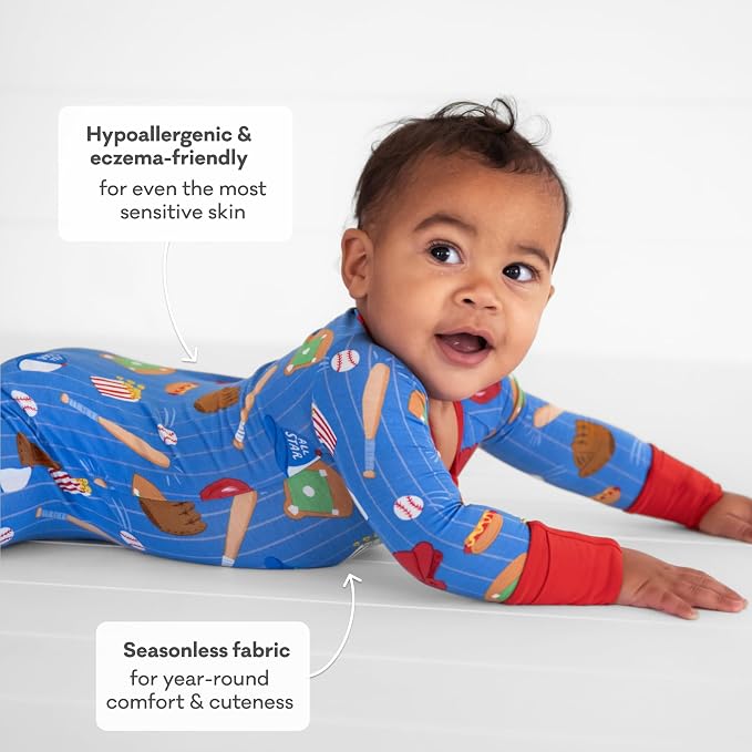 Little Sleepies Pajamas for Baby Boys & Girls, Viscose from Bamboo Baby Pajamas - Image 7
