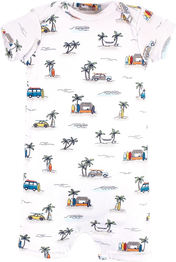 Hudson Baby Unisex Cotton Rompers - Image 4