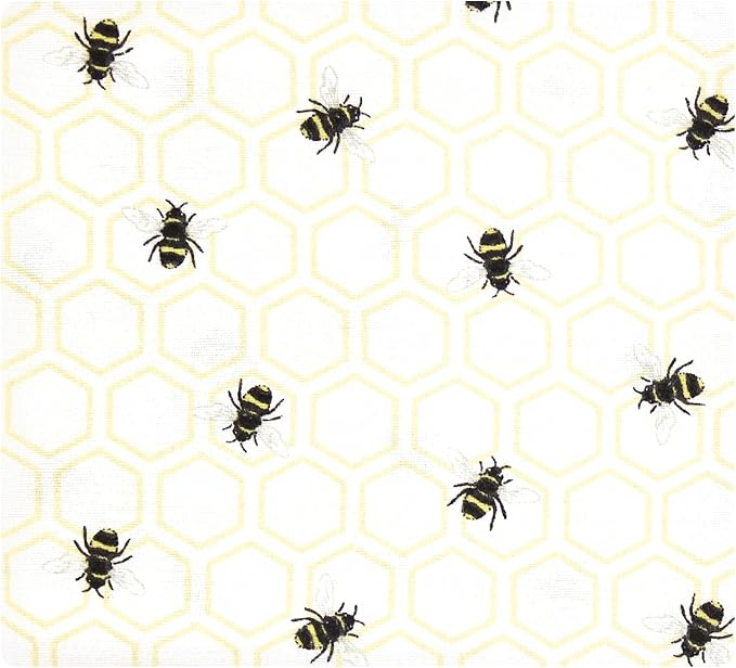 Hudson Baby Unisex Baby Cotton Flannel Receiving Blankets Bundle, Honey Bee - Image 3