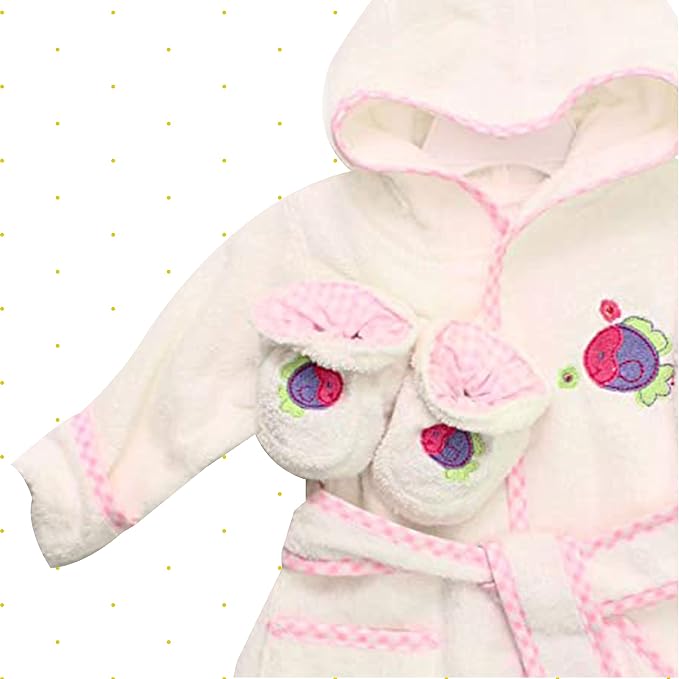 Spasilk 100% Cotton Hooded Terry Bathrobe - Image 3