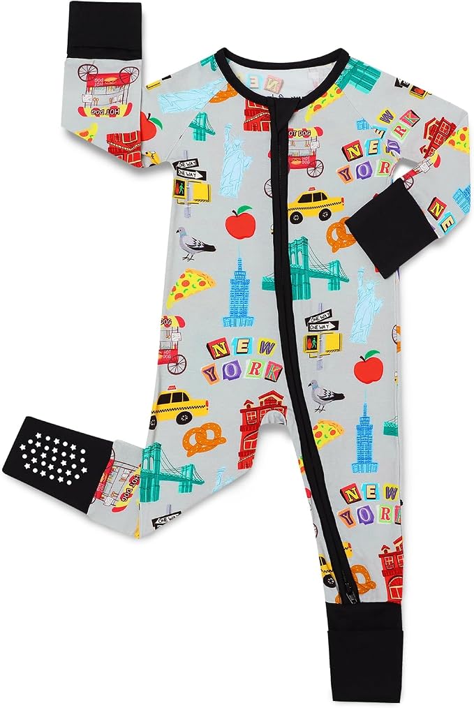 babee Reshinee Bamboo Viscose Baby Footie Pajama, Zipper Sleeper Boys Girls | by babeeReshinee