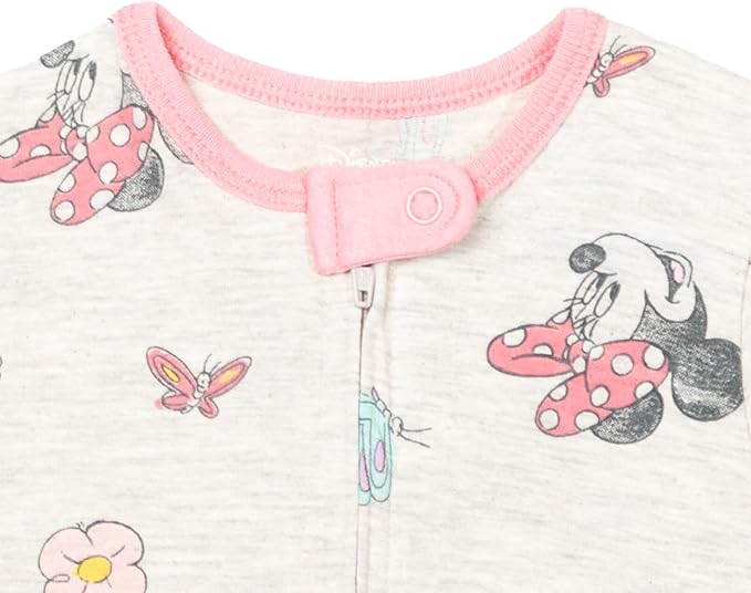 Disney Baby Girls' 2-Pack Footed Sleep N' Play Newborn to Infant - Image 4