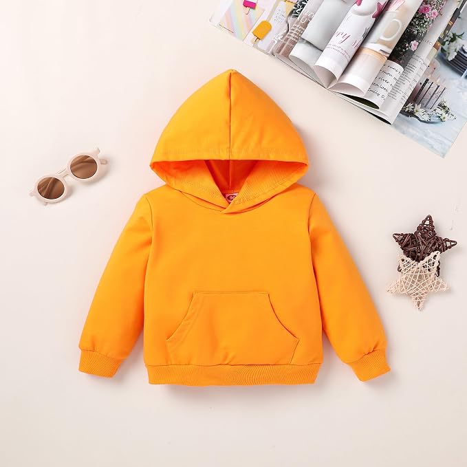 Happy Town Baby Fall Outfits for Girl Boy Long Sleeve Hoodie Top and Long - Image 4
