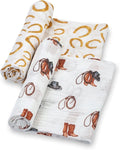 LollyBanks Baby Swaddle Blankets, 100% Organic Cotton Muslin Baby Blanket | 2 by LollyBanks