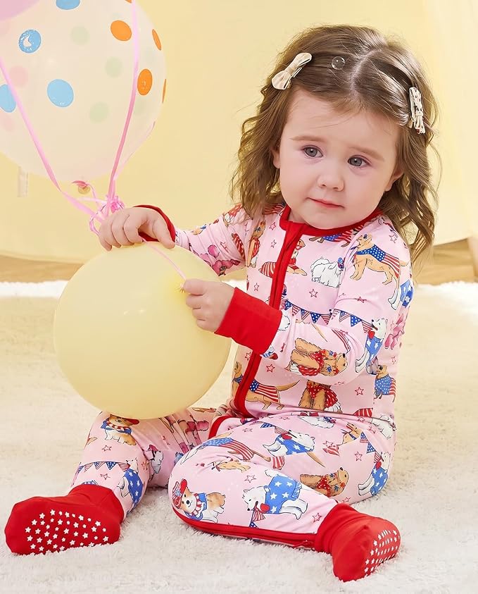babee Reshinee Viscose derived from bamboo Baby Pajamas Convertible Footie - Image 3