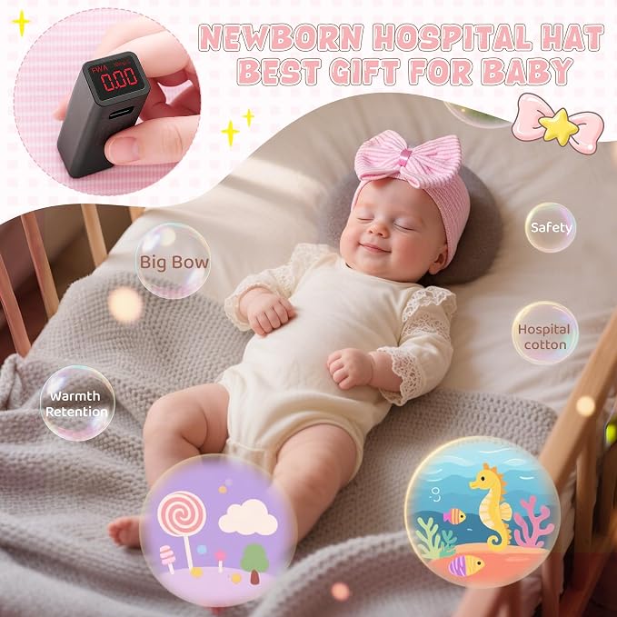 Zando Hospital Newborn Hat Girl - Image 2