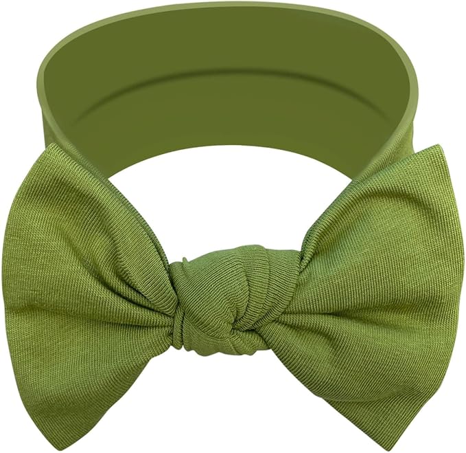 Baby Girl Headbands-Infant, Toddler Cotton Handmade Hairbands by BGBabygiz
