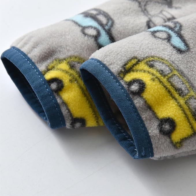 Toddler Boys Girls Fleece Jacket Lightweight Fall Spring 2-12 Years - Image 5