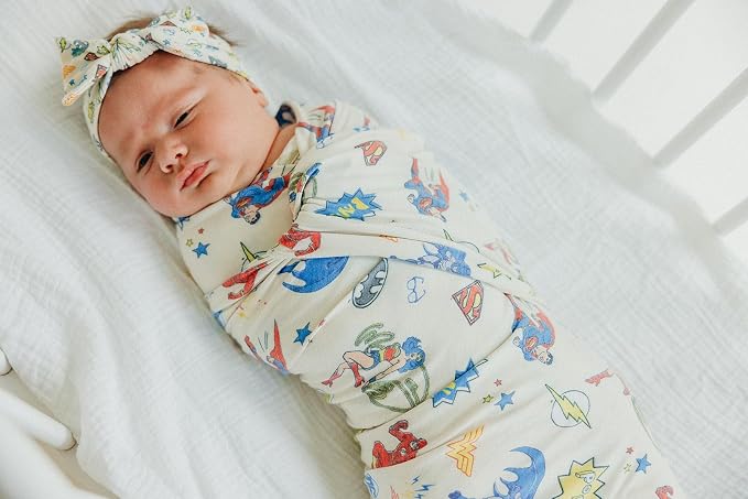 Copper Pearl Swaddle Blankets for Newborns | Soft Stretchy Receiving Blankets - Image 7