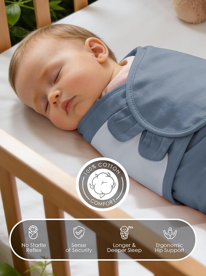 Newborn Swaddle Blanket Wrap 0-6 Months - Image 4