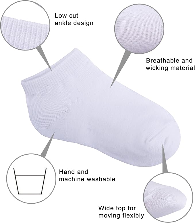 Duufin Toddler Socks 25 Pairs Ankle Socks - Image 4
