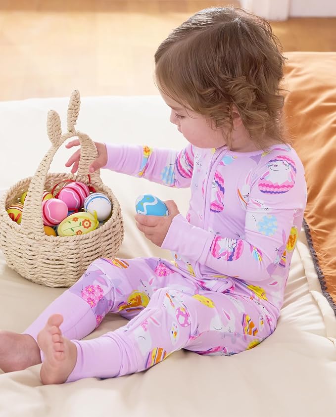 babee Reshinee Viscose Derived from Bamboo Baby Footie Pajamas Convertible - Image 5