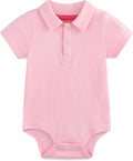 Baby Girl Collared Onsie Polo Bodysuit Boy Cotton Romper Short Sleeve 0~24M by Unknown