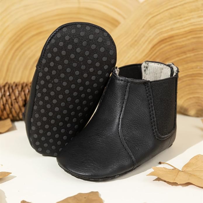 Meckior Baby Girls Cowboy Tassel Boots Side Zipper Moccasins Soft Bottom - Image 4