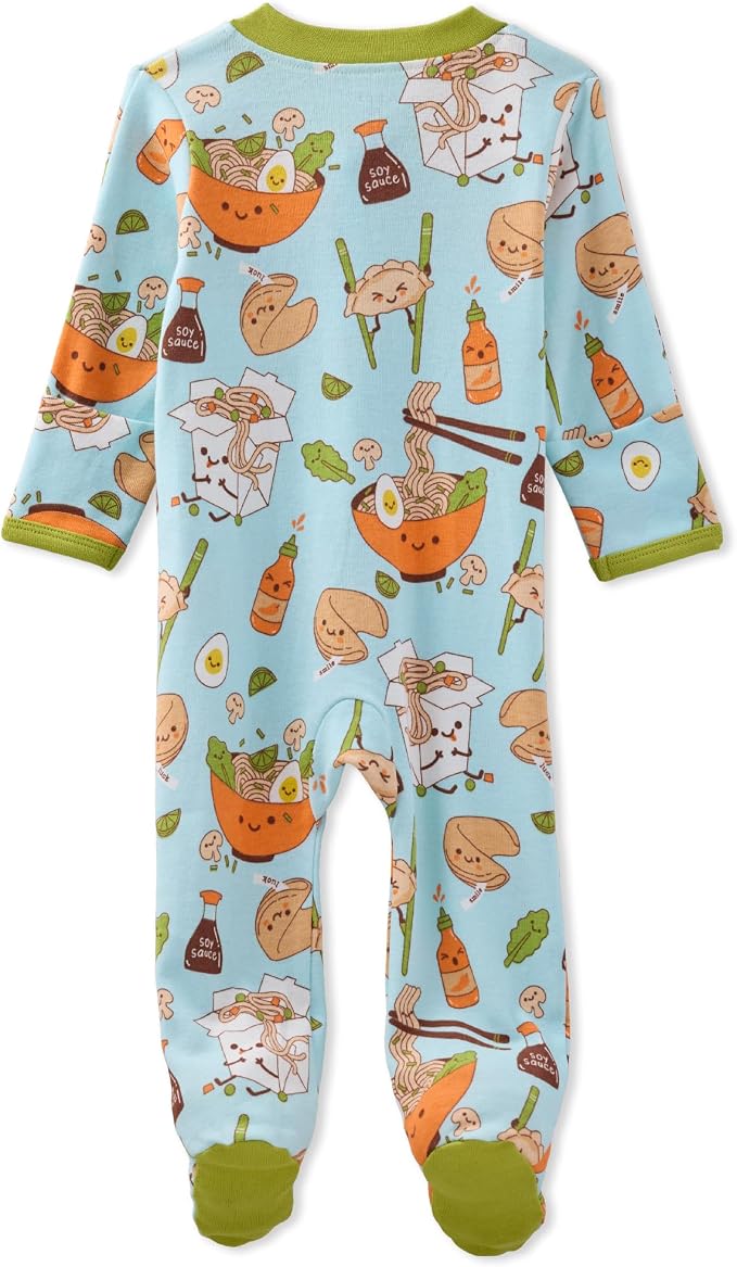 Butterblu Scout Sleep & Play 100% Organic Cotton Footed Zip Front PJs | GOTS - Image 3