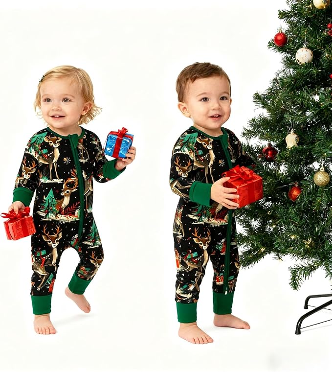 Baby Viscose of Bamboo Convertible Footie Pajamas - Image 2