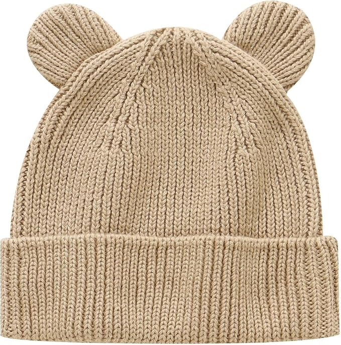 Hadetoto Cotton Baby Beanie Winter Knitted Hat by Hadetoto