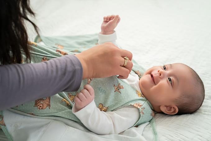HALO 100% Cotton Sleepsack Swaddle, 3-Way Adjustable Wearable Blanket, TOG 1.5 - Image 3