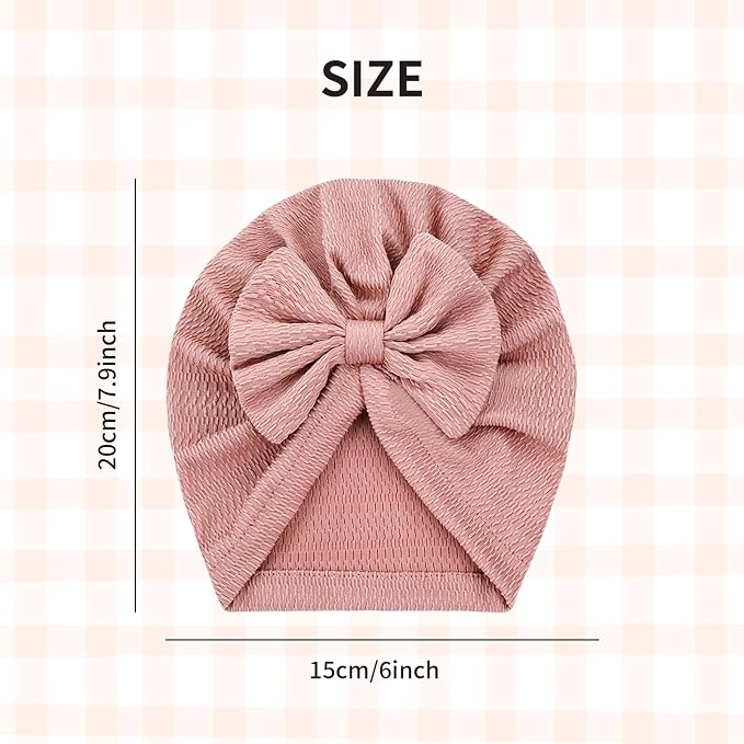 Cinaci 6 Pack Soft Turban Hats - Image 2