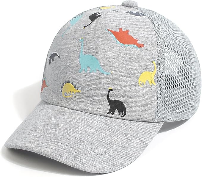 Mesh Toddler Baseball Cap, Adjustable Breathable Sun Hat by Hpegny