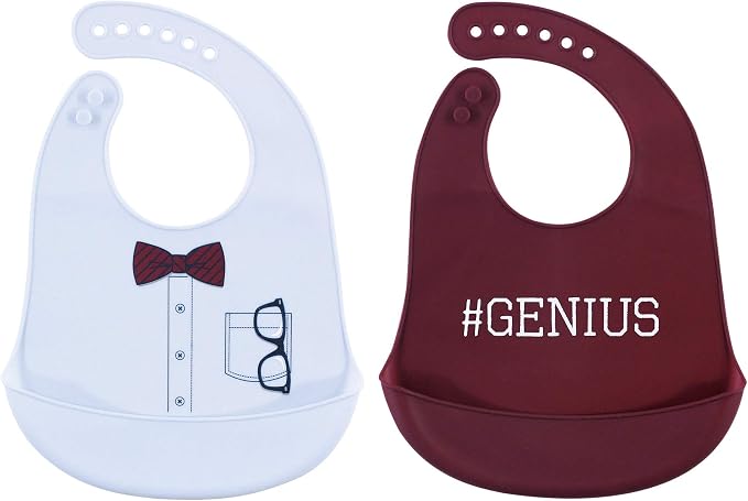 Little Treasure Unisex BabySilicone Bibs - Image 2